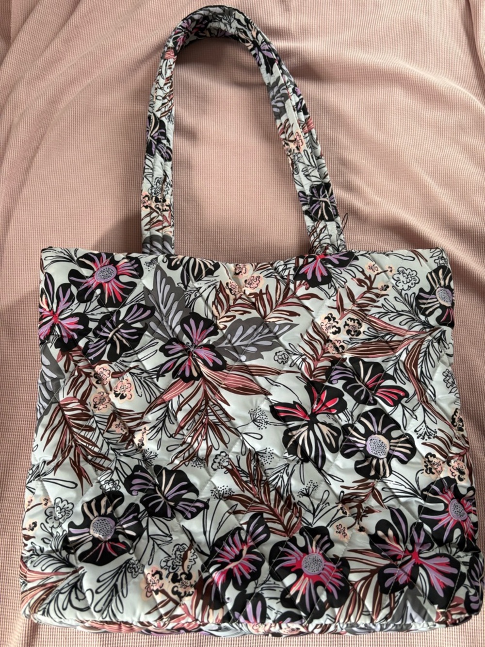 Vera Bradley Ultralight VIP Tote bag tropical floral print - Picture 2 of 8